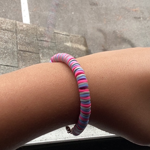 Pink gray purpleish bracelet - Picture 3 of 4